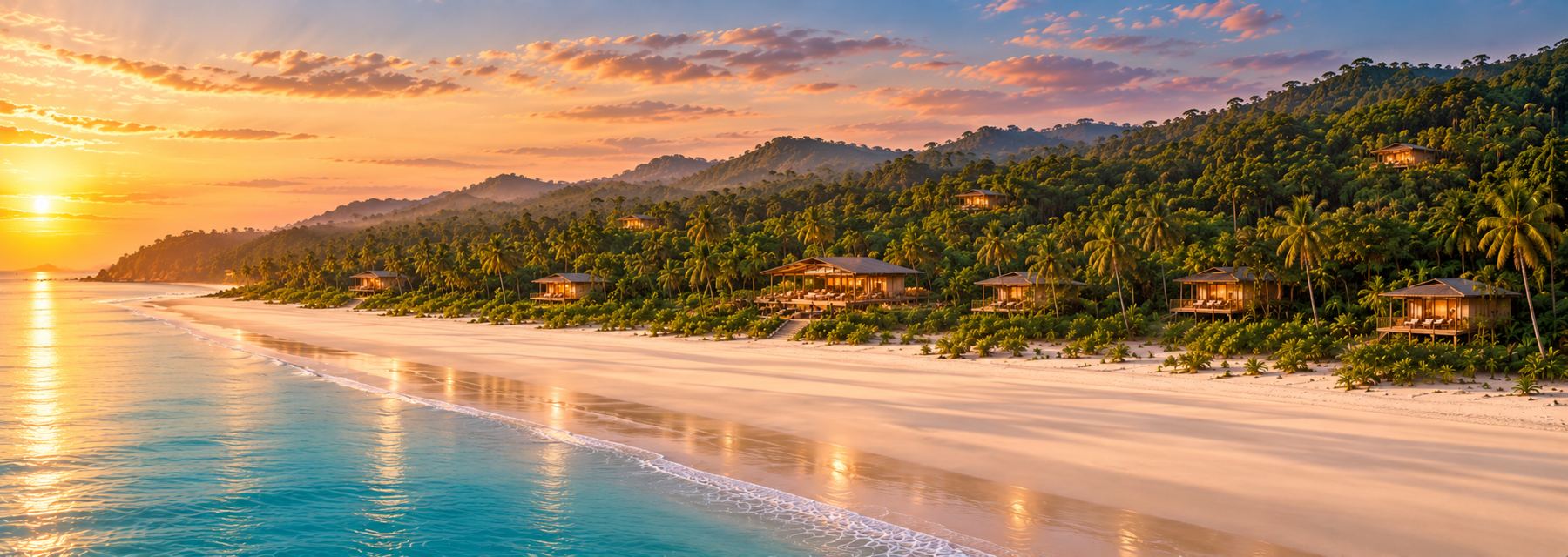How the Beach House Village might sit along the shore